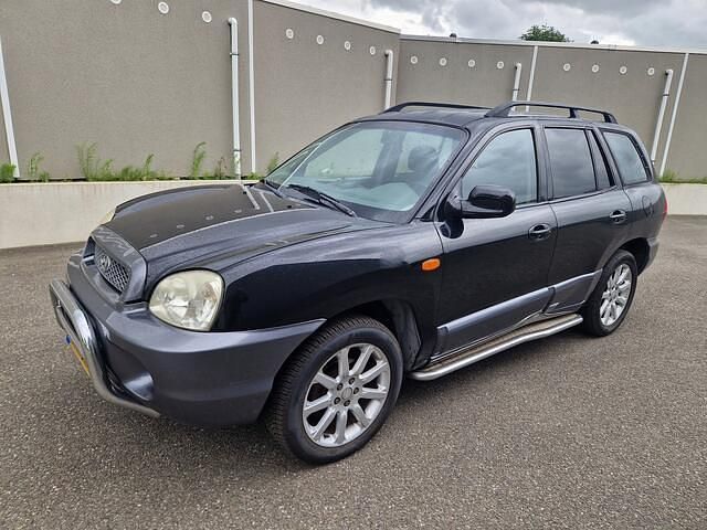 Zwart Gebruikt 2003 Hyundai Santa Fe Style SUV | € 2.250 - Afbeelding 1/4
