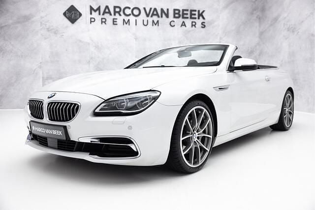 Wit Gebruikt 2015 BMW 640 Cabriolet Executive Cabriolet | € 39.850 (Super prijs) - Afbeelding 1/4