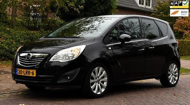 Zwart Gebruikt 2010 Opel Meriva Cosmo MPV | € 2.750 (Goede deal) - Afbeelding 1/4