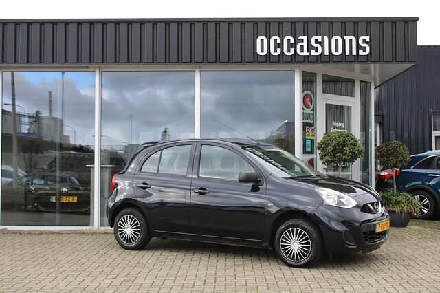Zwart Gebruikt 2014 Nissan Micra Pack Hatchback | € 5.950 (Eerlijke prijs) - Afbeelding 1/4