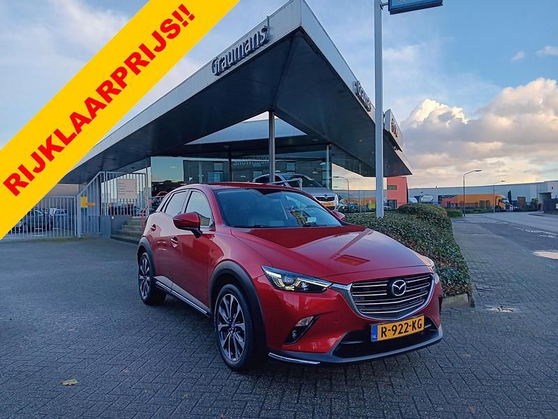 Rood Gebruikt 2022 Mazda CX-3 SUV | € 19.950 (Goede deal) - Afbeelding 1/4