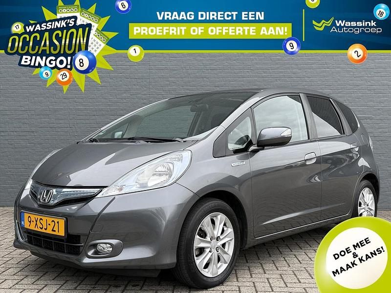 Grijs Gebruikt 2014 Honda Jazz Hybrid Hatchback | € 11.850 (Super prijs) - Afbeelding 1/4