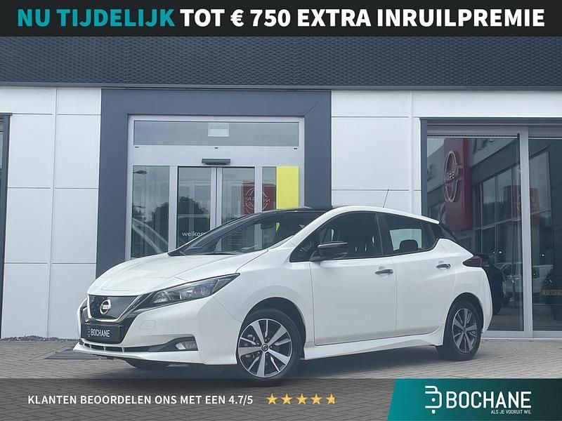 Wit Gebruikt 2020 Nissan Leaf Acenta Hatchback | € 14.595 (Eerlijke prijs) - Afbeelding 1/4