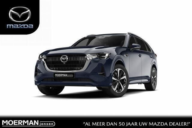 Blauw Nieuw 2025 Mazda CX-80 Homura-Line SUV | € 74.540 - Afbeelding 1/4