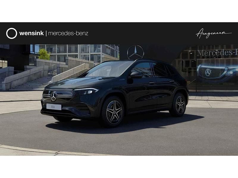 Zwart Gebruikt 2022 Mercedes EQA250 AMG line SUV | € 29.850 (Super prijs) - Afbeelding 1/4