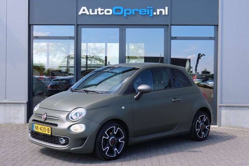 Groen, andere lak Gebruikt 2017 Fiat 500 Sport Hatchback | € 10.995 (Eerlijke prijs) - Afbeelding 1/4