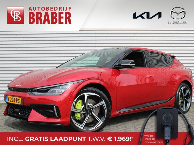 Rood Gebruikt 2024 Kia EV6 4 SUV | € 63.095 - Afbeelding 1/4