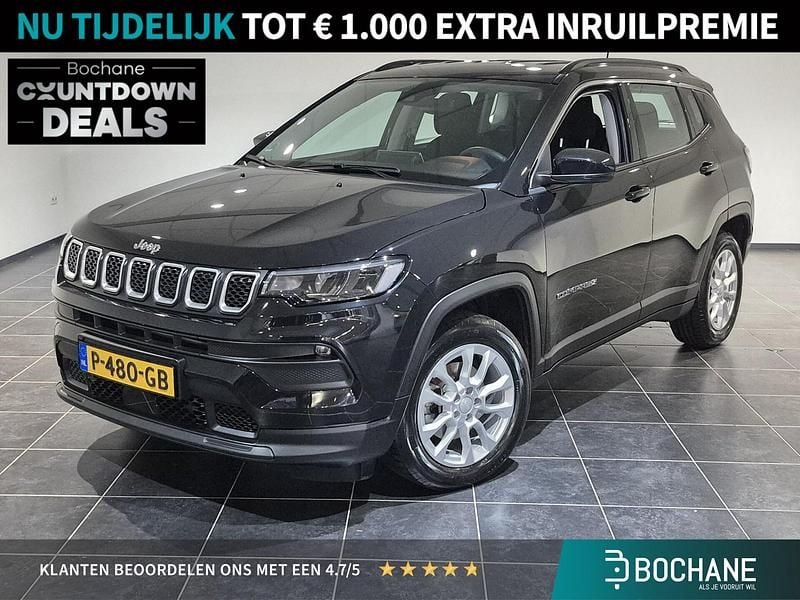 Carbon black Occasion 2022 Jeep Compass Longitude SUV | € 21.500 (Eerlijke prijs) - Afbeelding 1/4