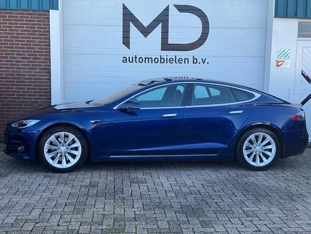 Occasion Tesla Model S 350 kW (476 PK) 2018 Blauw (metallic) Hatchback