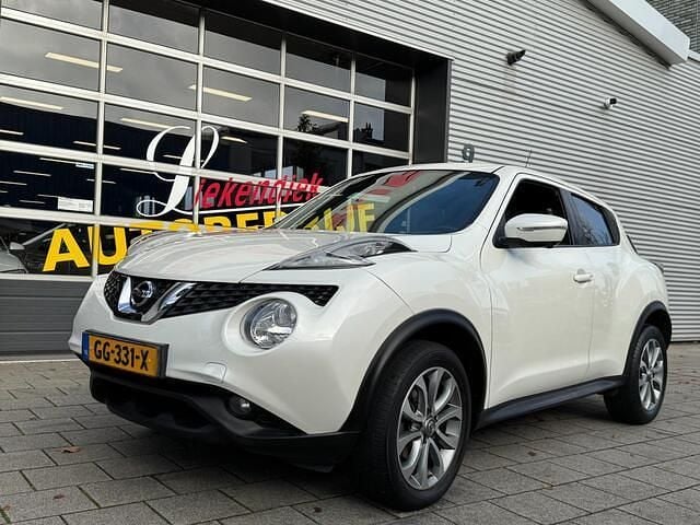 Wit Gebruikt 2015 Nissan Juke Comfort SUV | € 8.000 (Eerlijke prijs) - Afbeelding 1/4