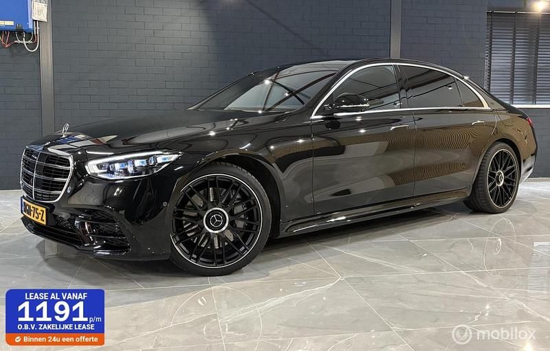 Zwart Occasion 2022 Mercedes S580 AMG line Sedan | € 89.950 (Eerlijke prijs) - Afbeelding 1/4