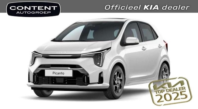 Wit Nieuw 2024 Kia Picanto 4 Hatchback | € 19.940 (Eerlijke prijs) - Afbeelding 1/4