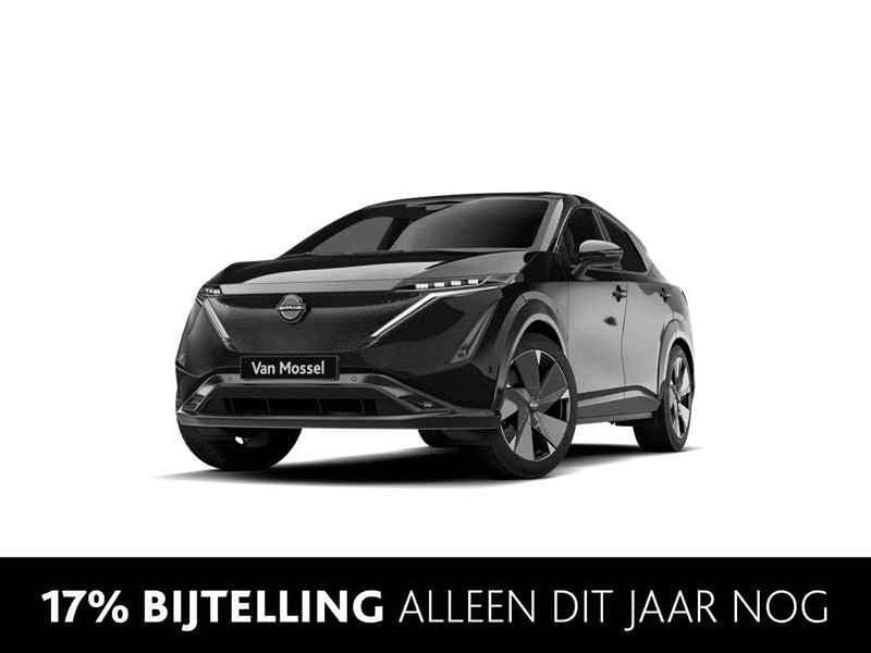 Zwart Nieuw 2025 Nissan Ariya Advance SUV | € 47.690 (Eerlijke prijs) - Afbeelding 1/4