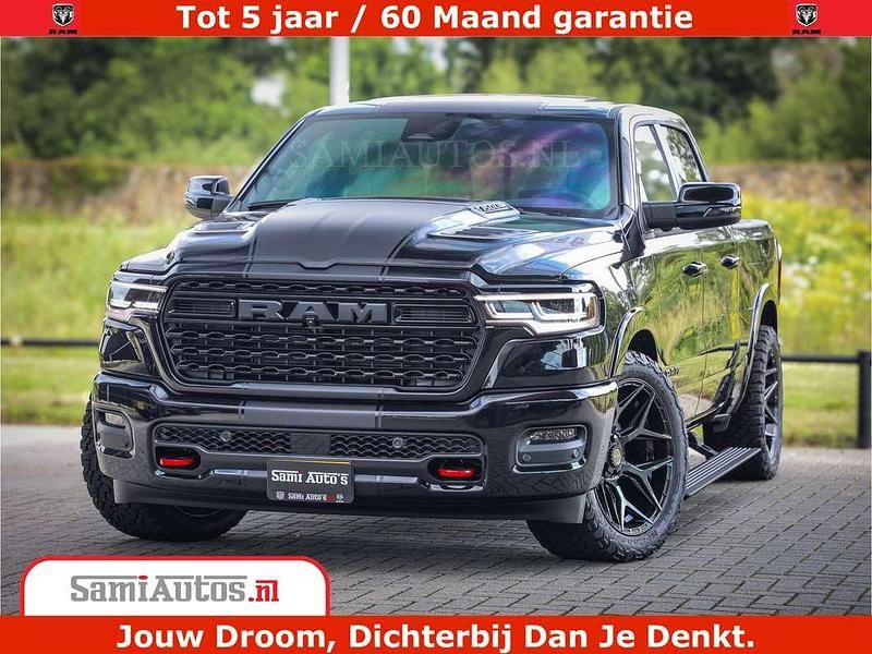 Zwart Nieuw 2024 Dodge Ram Limited Pickup | € 93.950 (Eerlijke prijs) - Afbeelding 1/3
