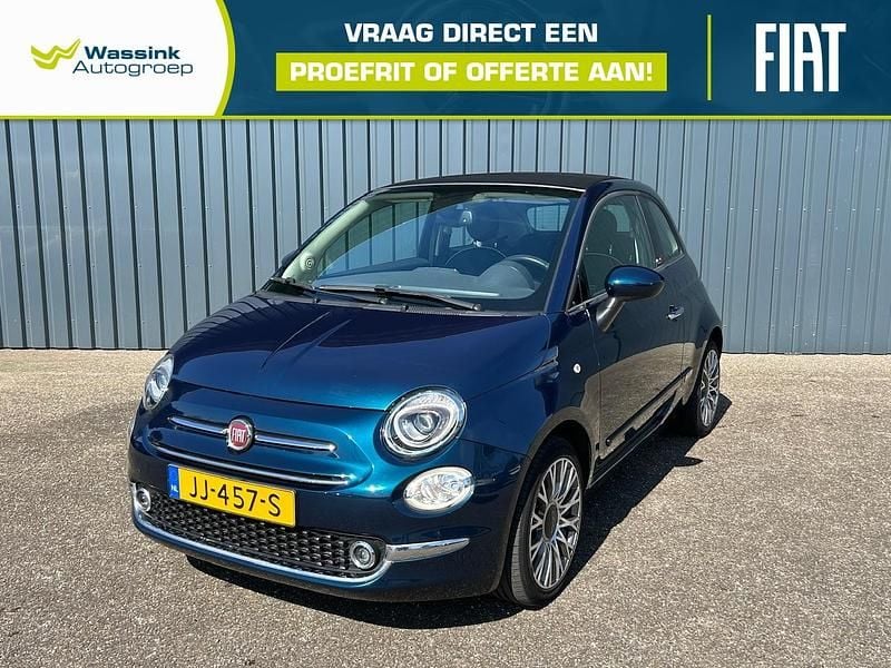 Blauw Occasion 2016 Fiat 500C Lounge Cabriolet | € 11.840 (Iets duurder) - Afbeelding 1/4