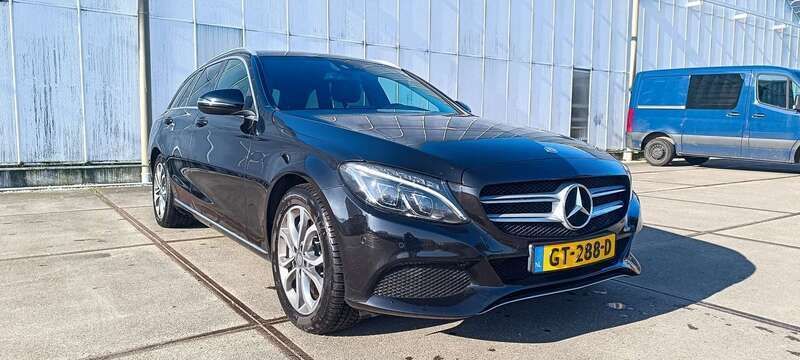 Zwart Gebruikt 2015 Mercedes C350 Edition Stationwagen | € 15.500 (Goede deal) - Afbeelding 1/4