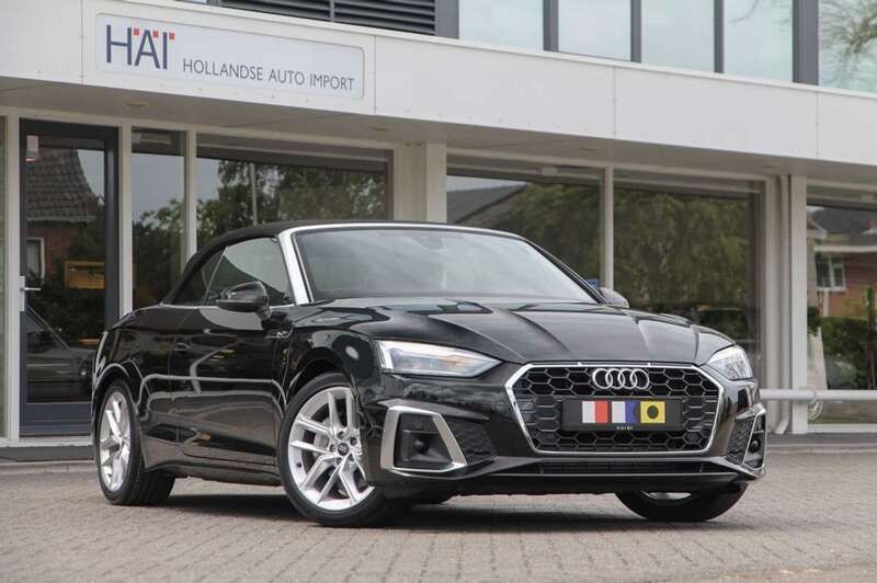 Zwart, metallic lak Gebruikt 2024 Audi A5 Cabriolet S-Line Cabriolet | € 57.800 (Duur) - Afbeelding 1/4