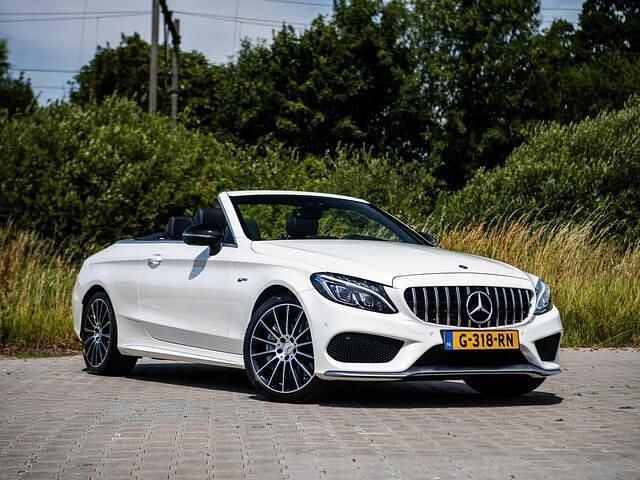 Wit Gebruikt 2018 Mercedes C43 AMG AMG Cabriolet | € 46.350 (Eerlijke prijs) - Afbeelding 1/4