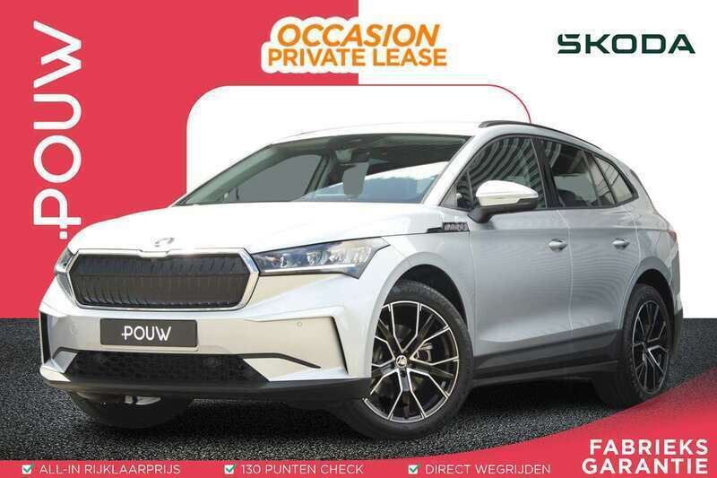 Zilver, metallic lak Gebruikt 2024 Skoda Enyaq iV Selection SUV | € 33.650 (Iets duurder) - Afbeelding 1/3