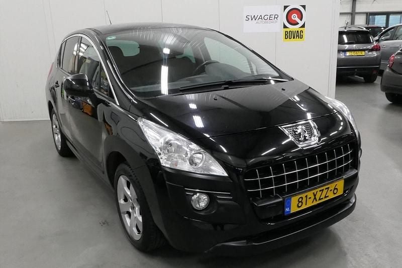 Zwart Gebruikt 2012 Peugeot 3008 Allure MPV | € 2.995 (Super prijs) - Afbeelding 1/4