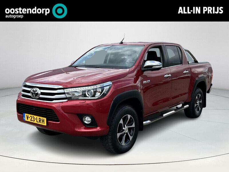 Rood Gebruikt 2017 Toyota HiLux Pickup | € 33.900 (Eerlijke prijs) - Afbeelding 1/4