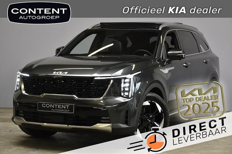 Interstellar grey (grijs metallic) Nieuw 2025 Kia Sorento SUV | € 62.740 (Eerlijke prijs) - Afbeelding 1/4