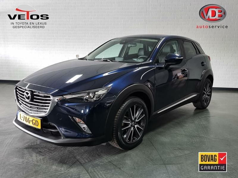 Blauw Gebruikt 2017 Mazda CX-3 SUV | € 17.450 (Eerlijke prijs) - Afbeelding 1/4