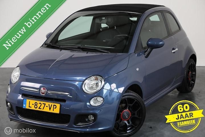 Occasion Fiat 500 Lounge 69 PK (50 kW) 2014 Blauw Hatchback