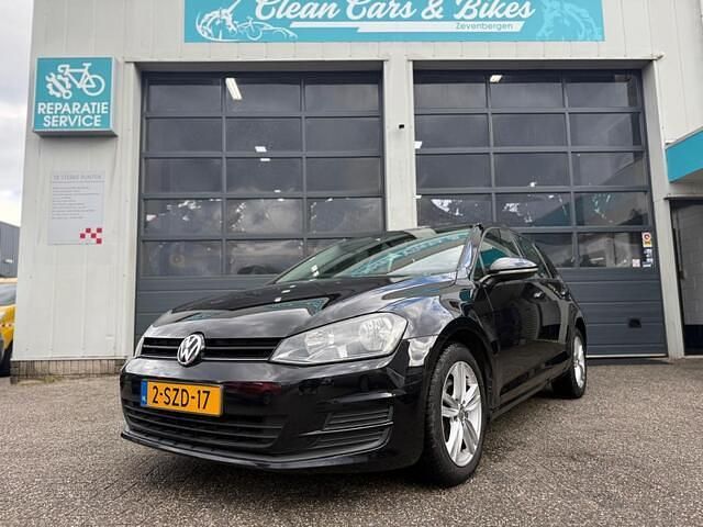 Zwart Gebruikt 2014 VW Golf VII Trendline Hatchback | € 7.750 (Super prijs) - Afbeelding 1/4