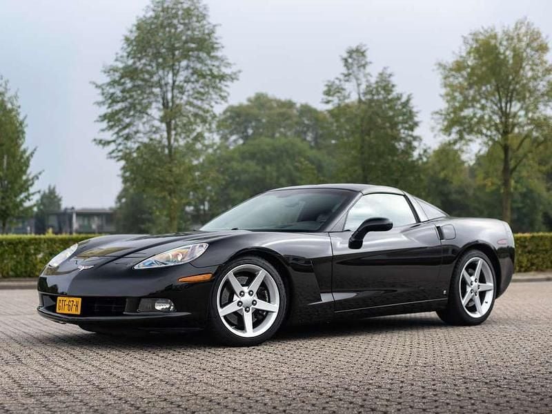 Zwart Gebruikt 2007 Chevrolet Corvette Coupé | € 32.500 - Afbeelding 1/4