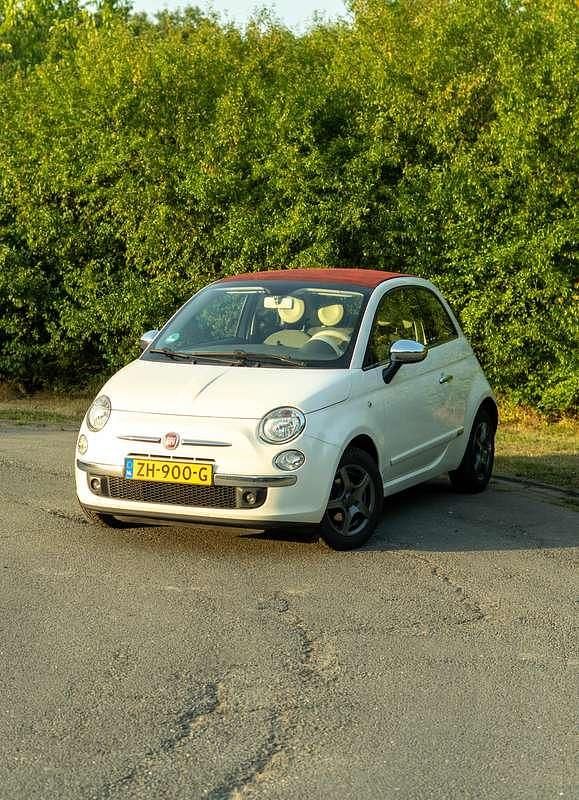 Wit Gebruikt 2013 Fiat 500 Cabriolet | € 4.750 (Goede deal) - Afbeelding 1/4