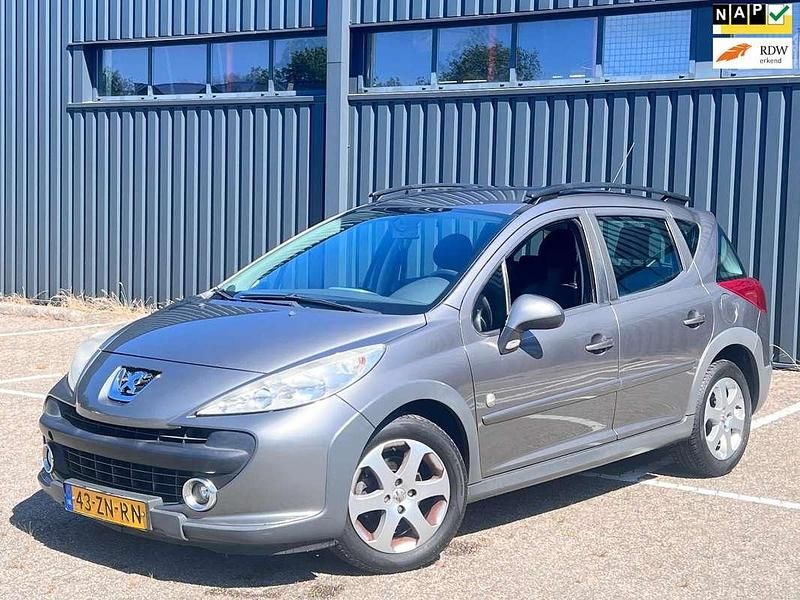 Grijs, metallic lak Gebruikt 2008 Peugeot 207 Outdoor Outdoor Stationwagen | € 1.950 (Eerlijke prijs) - Afbeelding 1/4