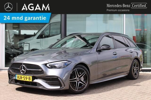 Grijs Gebruikt 2025 Mercedes C180 AMG Line Premium Plus Stationwagen | € 62.950 - Afbeelding 1/4