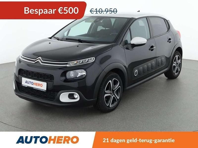 Zwart Gebruikt 2020 Citroën C3 PureTech Hatchback | € 10.649 (Goede deal) - Afbeelding 1/3