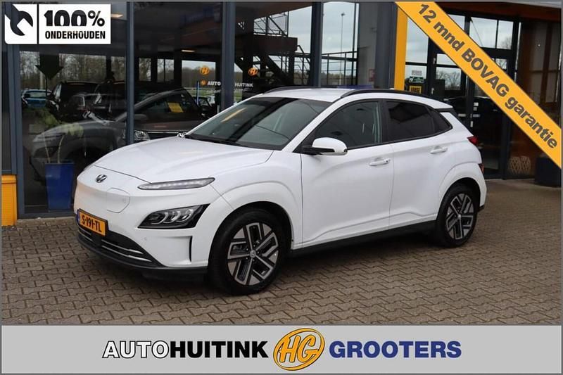 Wit Gebruikt 2021 Hyundai Kona Premium SUV | € 32.790 - Afbeelding 1/4