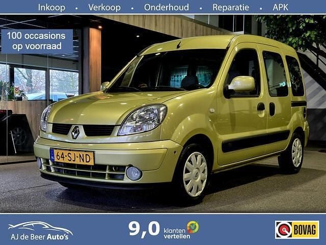 Groen (metallic) Gebruikt 2006 Renault Kangoo Expression MPV | € 3.990 (Iets duurder) - Afbeelding 1/4