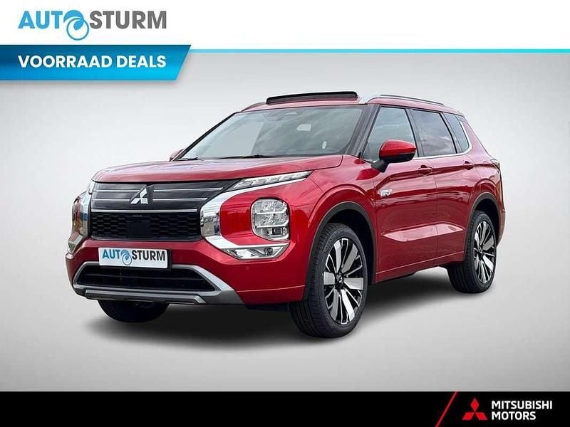 Rood Nieuw 2025 Mitsubishi Outlander P-HEV Instyle SUV | € 60.395 (Eerlijke prijs) - Afbeelding 1/4