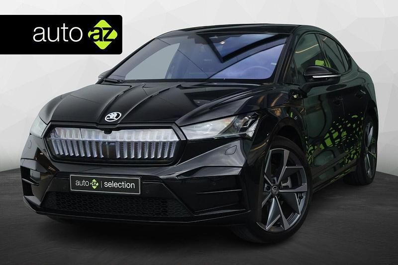 Zwart Gebruikt 2024 Skoda Enyaq iV RS SUV | € 44.900 - Afbeelding 1/4
