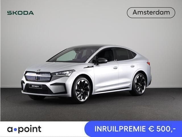 Grijs Gebruikt 2023 Skoda Enyaq iV SportLine SUV | € 38.849 (Eerlijke prijs) - Afbeelding 1/4