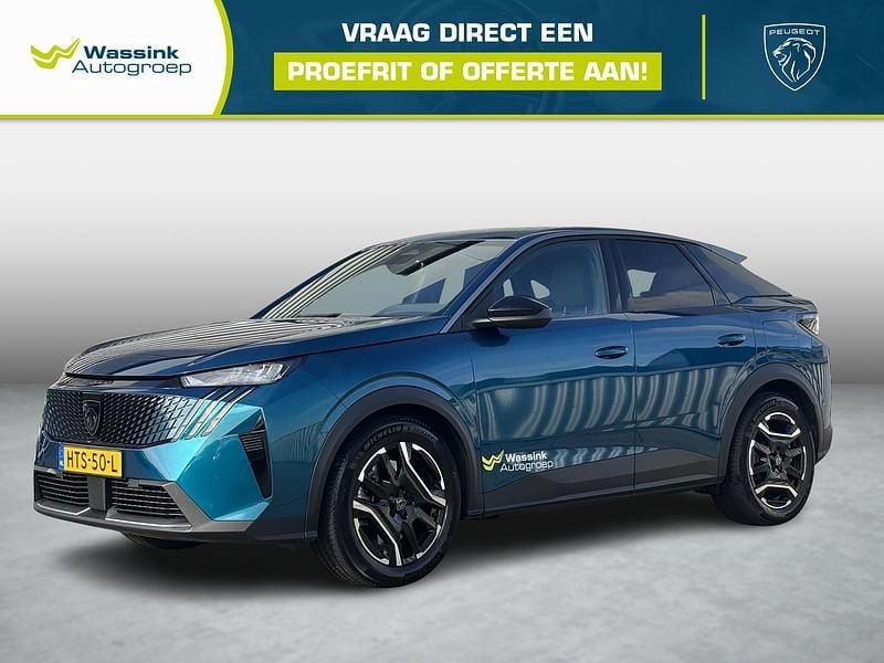 Blauw Occasion 2025 Peugeot e-3008 Allure SUV | € 36.385 (Goede deal) - Afbeelding 1/4