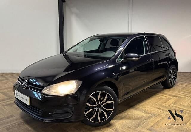 Zwart Gebruikt 2014 VW Golf VII Comfortline Hatchback | € 6.940 (Super prijs) - Afbeelding 1/4