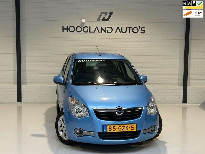 Blauw Gebruikt 2008 Opel Agila Enjoy Hatchback | € 5.750 (Eerlijke prijs) - Afbeelding 1/4