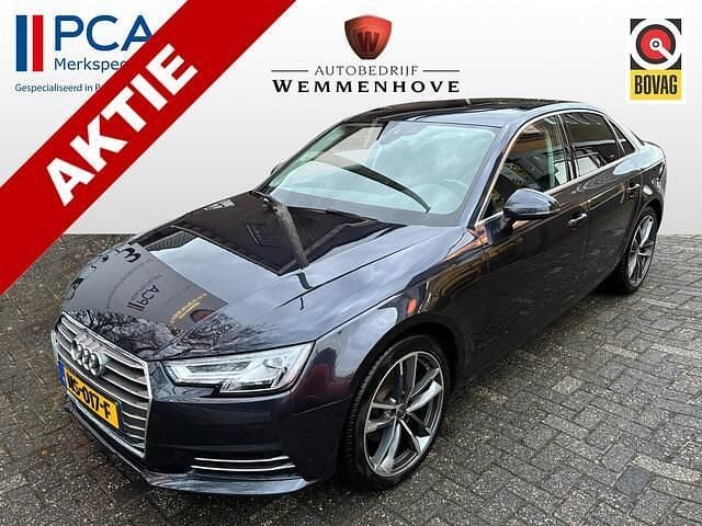 Zwart Occasion 2017 Audi A4 Sport Sedan | € 16.950 (Super prijs) - Afbeelding 1/4