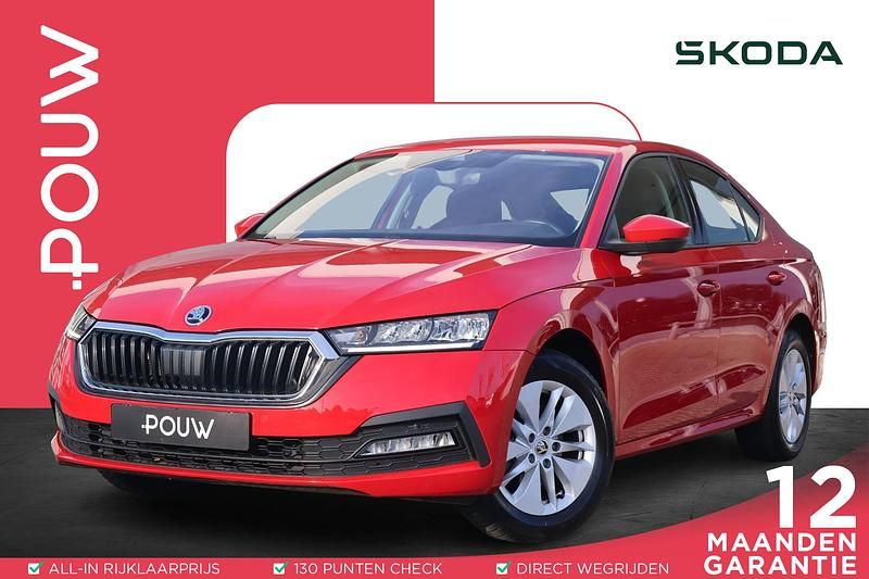 Rood Occasion 2023 Skoda Octavia Business Line Hatchback | € 22.900 (Goede deal) - Afbeelding 1/4