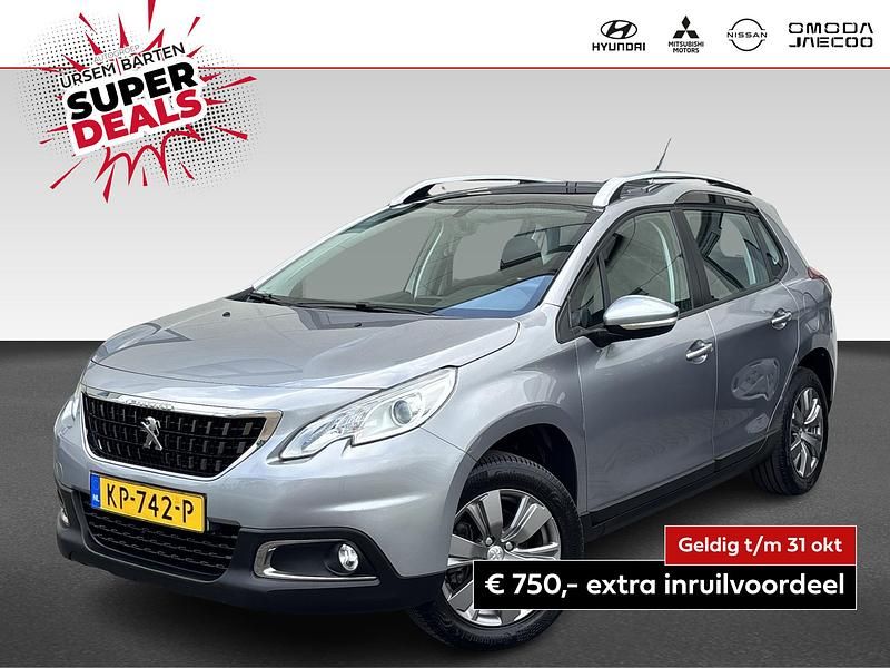Grijs Gebruikt 2016 Peugeot 2008 SUV | € 8.230 (Eerlijke prijs) - Afbeelding 1/4