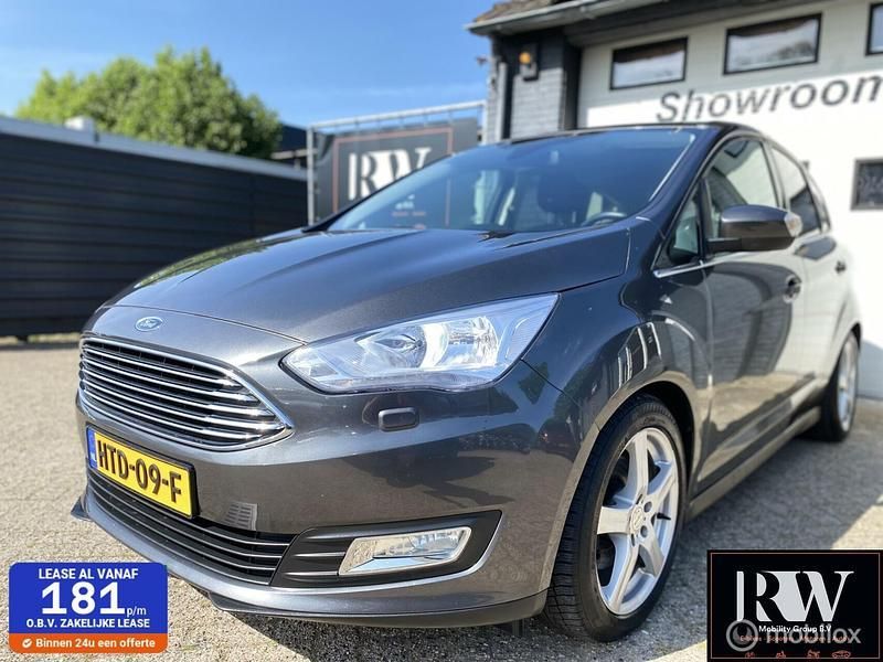 Grijs, metallic lak Gebruikt 2016 Ford C-MAX Titanium MPV | € 10.995 (Eerlijke prijs) - Afbeelding 1/4