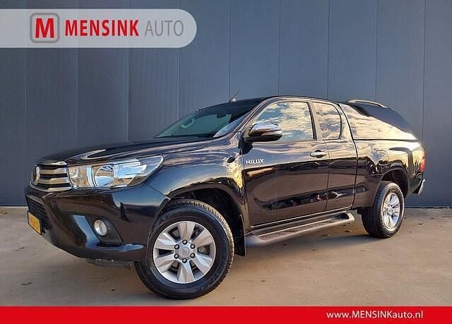 Zwart Gebruikt 2017 Toyota HiLux Pickup | € 28.950 (Eerlijke prijs) - Afbeelding 1/4