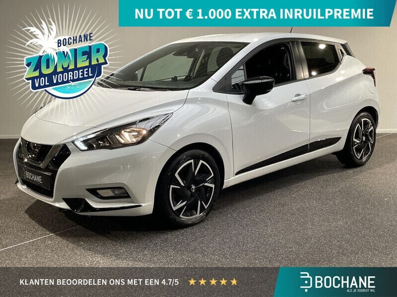 Wit Gebruikt 2022 Nissan Micra Hatchback | € 14.495 (Eerlijke prijs) - Afbeelding 1/4