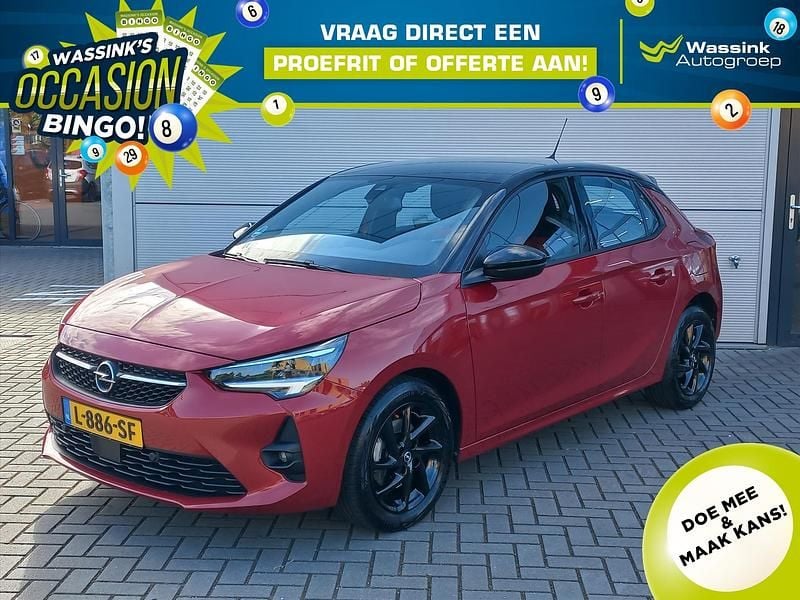 Rood (metallic) Gebruikt 2021 Opel Corsa GS Line Hatchback | € 12.950 (Goede deal) - Afbeelding 1/4