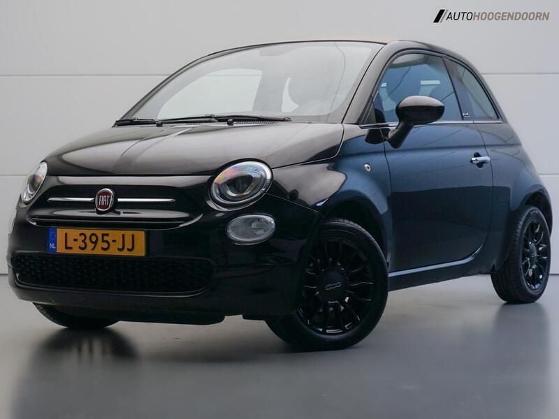 Zwart Gebruikt 2013 Fiat 500C Lounge Cabriolet | € 6.945 (Goede deal) - Afbeelding 1/4
